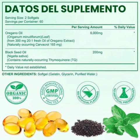 ACEITE DE OREGANO EN CAPSULSAS