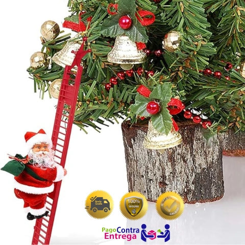 SANTA CLIMBING LADDER NAVIDEÑO MUSICAL