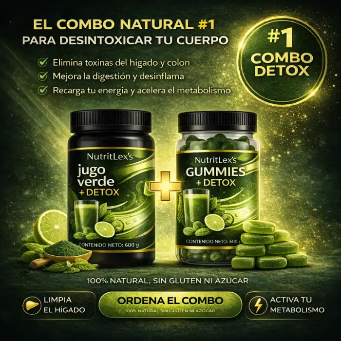 NUTRILEX  COMBO JUGO VERDE +GUMMIES DETOX