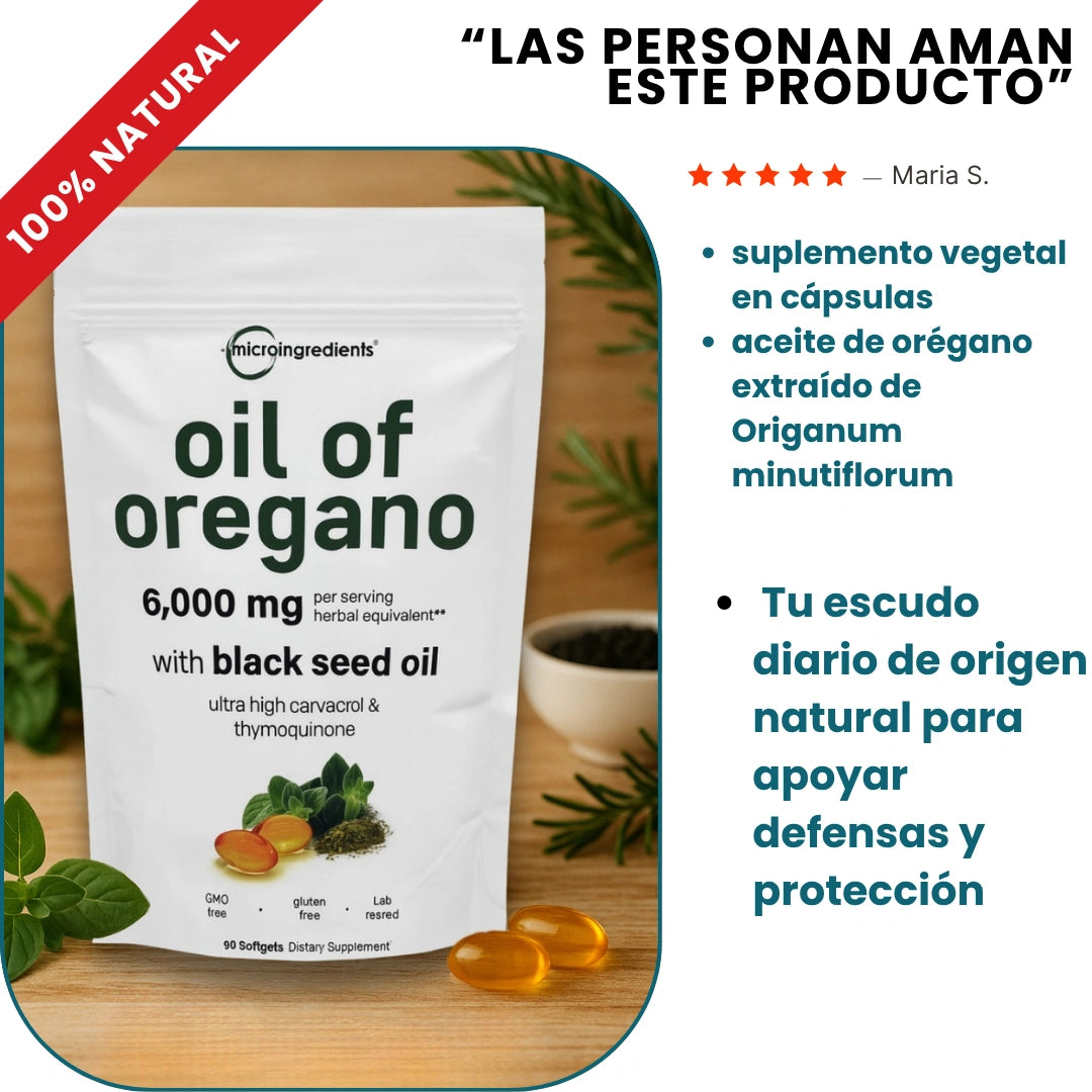 ACEITE DE OREGANO EN CAPSULSAS
