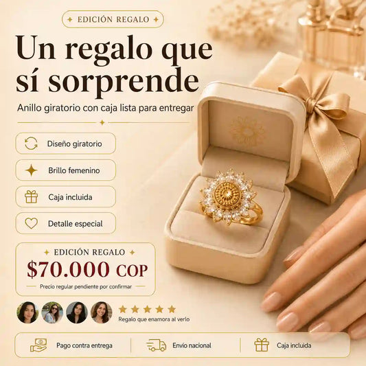 Anillo Anti-ansiedad Giratorio